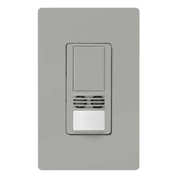 Lutron MS-A202-GR Maestro Dual Technology Ultrasonic and Passive Infrared Occupancy Sensor Switch for Dual Circuit in Gray