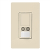 Lutron MS-B102-LA Maestro Dual Technology Ultrasonic and Passive Infrared Occupancy Sensor Switch for Single Circuit, Neutral Wire Required, in Light Almond 