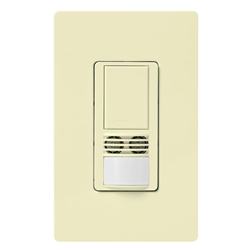 Lutron MS-B202-AL Maestro Dual Technology ultrasonic and Passive infrared Occupancy sensor for Dual Circuit in Almond