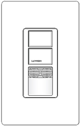 Lutron MS-B202-BI Maestro Dual Technology ultrasonic and Passive infrared Occupancy sensor for Dual Circuit in Biscuit