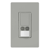 Lutron MS-B202-GR Maestro Dual Technology ultrasonic and Passive infrared Occupancy sensor for Dual Circuit in Gray