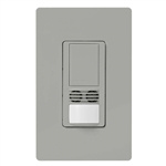 Lutron MS-B202-GR Maestro Dual Technology ultrasonic and Passive infrared Occupancy sensor for Dual Circuit in Gray