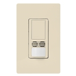 Lutron MS-B202-LA Maestro Dual Technology ultrasonic and Passive infrared Occupancy sensor for Dual Circuit in Light Almond
