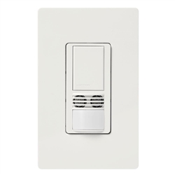 Lutron MS-B202-WH Maestro Dual Technology ultrasonic and Passive infrared Occupancy sensor for Dual Circuit in White