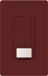 Lutron MS-OPS2-MR Maestro Occupancy and Vacancy Sensor with Switch Single Pole 120V / 2A, 250W in Merlot