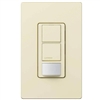 Lutron MS-OPS6-DDV-AL Maestro Dual-circuit Switch with Occupancy/Vacancy Sensor, 6A 120V-277V in Almond