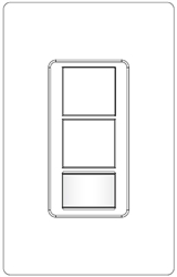 Lutron MS-OPS6-DDV-BI Maestro Dual-circuit Switch with Occupancy/Vacancy Sensor, 6A 120V-277V in Biscuit