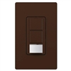 Lutron MS-OPS6-DDV-BR Maestro Dual-circuit Switch with Occupancy/Vacancy Sensor, 6A 120V-277V in Brown