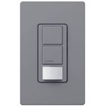 Lutron MS-OPS6-DDV-GR Maestro Dual-circuit Switch with Occupancy/Vacancy Sensor, 6A 120V-277V in Gray