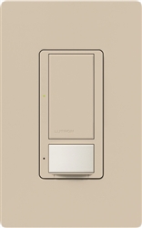 Lutron MS-OPS6M-DV-TP (MS-OPS6M2-DV-TP) Maestro Switch with Occupancy Sensor Dual Voltage 120V-277V / 6A Multi Location in Taupe