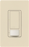 Lutron MS-OPS6M2-DV-ES Maestro Switch with Occupancy Sensor Dual Voltage 120V-277V / 6A Multi Location in Eggshell