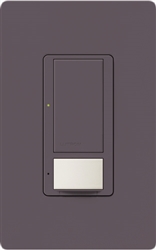 Lutron MS-OPS6M2-DV-PL Maestro Switch with Occupancy Sensor Dual Voltage 120V-277V / 6A Multi Location in Plum