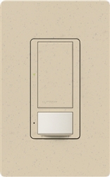 Lutron MS-OPS6M2N-DV-ST Maestro Switch with Occupancy/Vacancy Sensor, Neutral Wire Required, Dual Voltage 120V-277V / 6A Multi Location in Stone