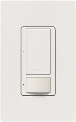 Lutron MS-OPS6M2N-DV-SW Maestro Switch with Occupancy/Vacancy Sensor, Neutral Wire Required, Dual Voltage 120V-277V / 6A Multi Location in Snow