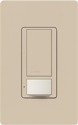 Lutron MS-OPS6M2N-DV-TP Maestro Switch with Occupancy/Vacancy Sensor, Neutral Wire Required, Dual Voltage 120V-277V / 6A Multi Location in Taupe