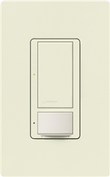 Lutron MS-OPS6M2U-DV-BI Maestro Switch with Occupancy Sensor Dual Voltage 120V-277V / 6A Multi Location, Neutral or Ground Wire, in Biscuit