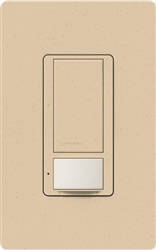 Lutron MS-OPS6M2U-DV-DS Maestro Switch with Occupancy Sensor Dual Voltage 120V-277V / 6A Multi Location, Neutral or Ground Wire, in Desert Stone