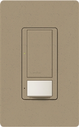 Lutron MS-OPS6M2U-DV-MS Maestro Switch with Occupancy Sensor Dual Voltage 120V-277V / 6A Multi Location, Neutral or Ground Wire, in Mocha Stone
