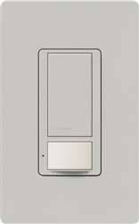 Lutron MS-PPS6-DDV-PD Maestro Dual-circuit Switch with Partial-on Occupancy Sensor, 6A 120V-277V in Palladium