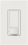 Lutron MS-PPS6-DDV-SW Maestro Dual-circuit Switch with Partial-on Occupancy Sensor, 6A 120V-277V in Snow