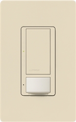 Lutron MS-VPS6M2U-DV-ES Maestro Switch with Vacancy Sensor Dual Voltage 120V-277V / 6A Multi Location, Neutral or Ground Wire, in Eggshell