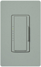 Lutron MSCF-6AM-277-BG Maestro Satin 277V / 6A Fluorescent 3-Wire / Hi-Lume LED Multi Location Dimmer in Bluestone