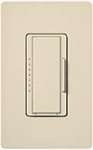 Lutron MSCF-6AM-277-ES Maestro Satin 277V / 6A Fluorescent 3-Wire / Hi-Lume LED Multi Location Dimmer in Eggshell