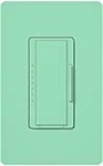 Lutron MSCF-6AM-277-SG Maestro Satin 277V / 6A Fluorescent 3-Wire / Hi-Lume LED Multi Location Dimmer in Sea Glass