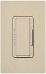 Lutron MSCF-6AM-277-ST Maestro Satin 277V / 6A Fluorescent 3-Wire / Hi-Lume LED Multi Location Dimmer in Stone