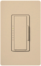 Lutron MSCF-6AM-DS Maestro Satin 120V / 6A Fluorescent 3-Wire / Hi-Lume LED Multi Location Dimmer in Desert Stone