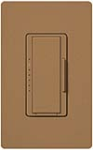 Lutron MSCF-6AM-TC Maestro Satin 120V / 6A Fluorescent 3-Wire / Hi-Lume LED Multi Location Dimmer in Terracotta