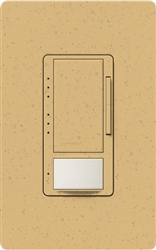 Lutron MSCL-OP153M-GS Maestro CL Occupancy Sensor (Auto-ON/OF or Manual ON/Auto-OFF) and Dimmer, 600W Incandescent, 150W CFL or LED Single Pole / Multi Location Dimmer in Goldstone