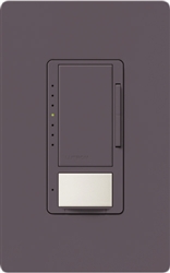 Lutron MSCL-OP153M-PL Maestro CL Occupancy Sensor (Auto-ON/OF or Manual ON/Auto-OFF) and Dimmer, 600W Incandescent, 150W CFL or LED Single Pole / Multi Location Dimmer in Plum