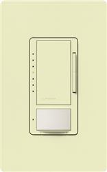 Lutron MSCL-OP153MH-AL Maestro CL Occupancy Sensor (Auto-ON/OF or Manual ON/Auto-OFF) and Dimmer, 600W Incandescent, 150W CFL or LED Single Pole / Multi Location Dimmer in Almond