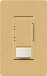 Lutron MSCL-OP153MH-GS Maestro CL Occupancy Sensor (Auto-ON/OF or Manual ON/Auto-OFF) and Dimmer, 600W Incandescent, 150W CFL or LED Single Pole / Multi Location Dimmer in Goldstone