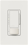 Lutron MSCL-OP153MH-SW Maestro CL Occupancy Sensor (Auto-ON/OF or Manual ON/Auto-OFF) and Dimmer, 600W Incandescent, 150W CFL or LED Single Pole / Multi Location Dimmer in Snow