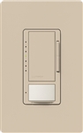 Lutron MSCL-VP153M-TP Maestro CL Vacancy Sensor (Manual ON/Auto-OFF) and Dimmer, 600W Incandescent, 150W CFL or LED Single Pole / Multi Location Dimmer in Taupe