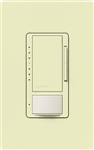 Lutron MSCL-VP153MH-AL Maestro CL Vacancy Sensor (Manual ON/Auto-OFF) and Dimmer, 600W Incandescent, 150W CFL or LED Single Pole / Multi Location Dimmer in Almond