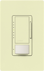 Lutron MSCL-VP153MH-AL Maestro CL Vacancy Sensor (Manual ON/Auto-OFF) and Dimmer, 600W Incandescent, 150W CFL or LED Single Pole / Multi Location Dimmer in Almond