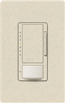 Lutron MSCL-VP153MH-LS Maestro CL Vacancy Sensor (Manual ON/Auto-OFF) and Dimmer, 600W Incandescent, 150W CFL or LED Single Pole / Multi Location Dimmer in Limestone