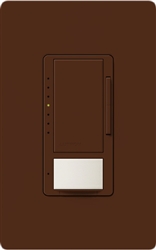Lutron MSCL-VP153MH-SI Maestro CL Vacancy Sensor (Manual ON/Auto-OFF) and Dimmer, 600W Incandescent, 150W CFL or LED Single Pole / Multi Location Dimmer in Sienna