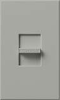 Lutron N-1000-GR Nova 1000W Incandescent / Halogen Single Location Slide-to-Off Dimmer in Gray