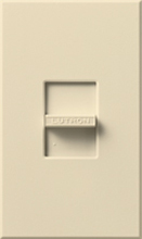 Lutron N-600-BE Nova 600W Incandescent / Halogen Single Location Slide-to-Off Dimmer in Beige