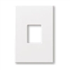 Lutron N-S-NFB-BR Nova, 1-Gang Wallplate, For Nova Dimmers & Switches, No Fins Broken in Brown