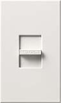 Lutron NFTU-5A-WH Nova 120V / 5A Fluorescent Tu-Wire Single Pole Slide-to-Off Dimmer in White