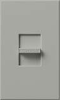 Lutron NLV-600-GR Nova 450W Magnetic Low Voltage Single Pole Slide-to-Off Dimmer in Gray