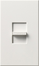 Lutron NLV-600-WH Nova 450W Magnetic Low Voltage Single Pole Slide-to-Off Dimmer in White