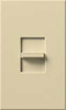 Lutron NLV-603P-IV Nova 450W Magnetic Low Voltage Single Pole / 3-Way Preset Dimmer in Ivory
