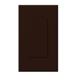 Lutron NT-BI-BR Nova T Blank Insert in Brown, Matte Finish