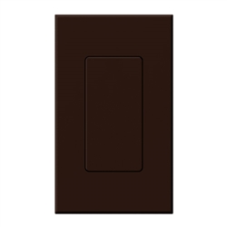 Lutron NT-BI-BR Nova T Blank Insert in Brown, Matte Finish